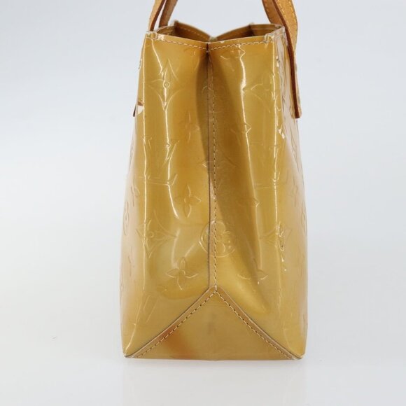 LOUIS VUITTON Monogram Vernis Reade PM Hand Bag Beige - Picture 4 of 16